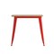 Flash Furniture 31.5 SQ Dining Table Brown Poly Top/Red Frame JJ-T14619-80-BRRD-GG - alternate 8